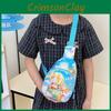 Cartoon Kids Chest Bag With Polyester Lining For Daily Use Suitable For Toddlers