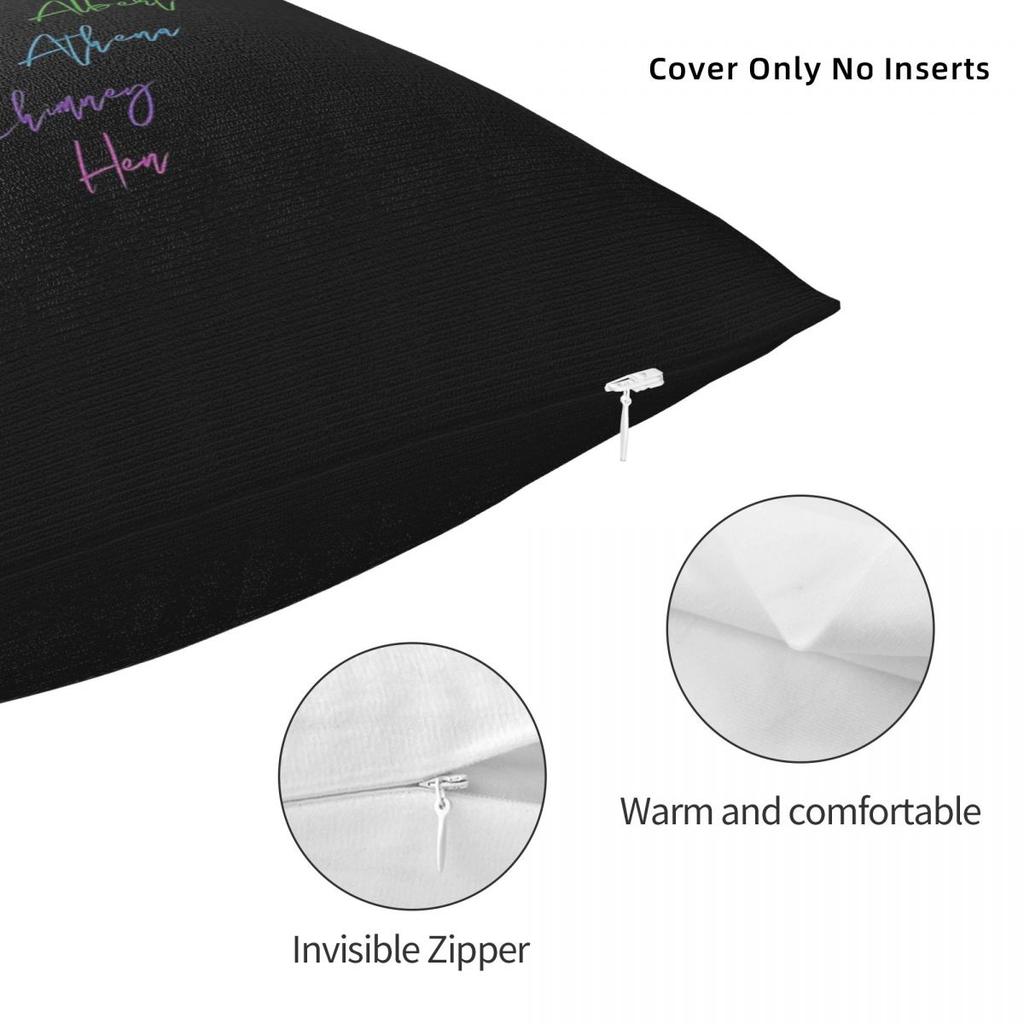 9-1-1 Character Heart Rainbow Square Pillowcase Polyester Linen Velvet Pattern Zip Decor Pillow Case Sofa Seater Cushion Case