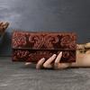 Chinese Embossed Genuine Leather Wallet for Women, Long Style, 30% Off, Large Capacity Handbag