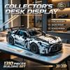 Technical 1310Pcs Sports Race Car Building Blocks Set 1:14 Scale Model DIY Assembly Toys Collectible Gifts For Adults Teens Boys