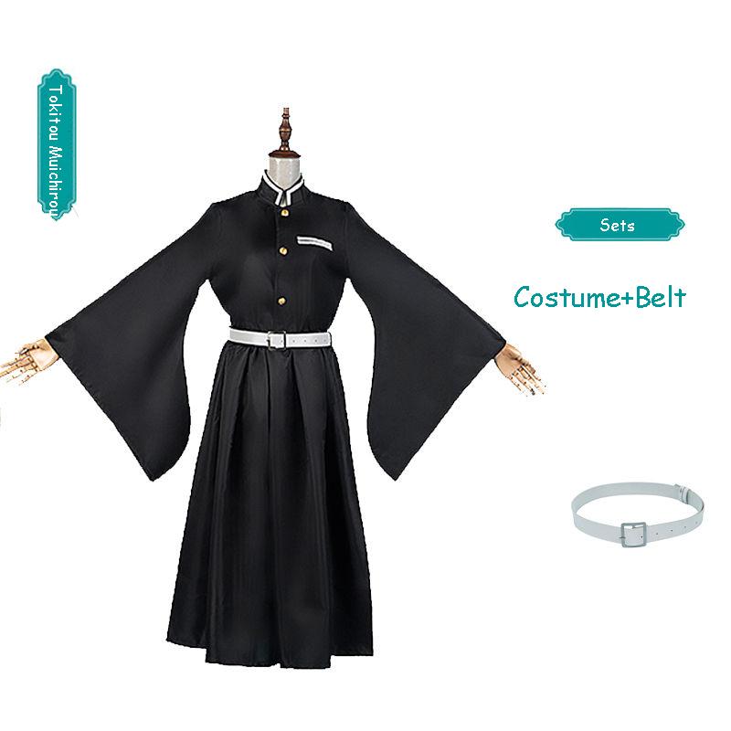 Аниме Demon Slayer Kimetsu No Yaiba Kamado Tanjirou Agatsuma Zenitsu Tomioka Giyuu Nezuko Кимоно Униформа Косплей Костюм