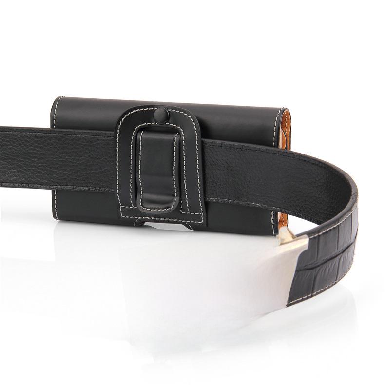 Кожаная поясная сумка для iPhone 13 Pro Max - Доступен чехол в виде ремня