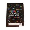 Книга-раскраска скретч-арт: 19x26 Детская творческая DIY-раскраска с цветной скретч-бумагой