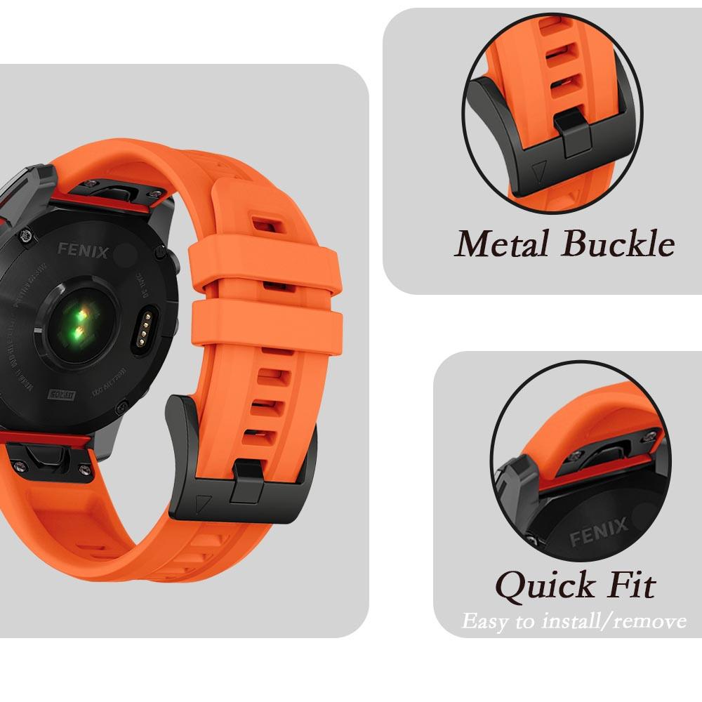 26 мм 22 мм 20 мм силиконовый ремешок для Garmin Fenix 8 51 мм 47 мм 43 мм Быстросъемный браслет Ремешок для часов Garmin Enduro3/ Fenix E/7X 6X 5X