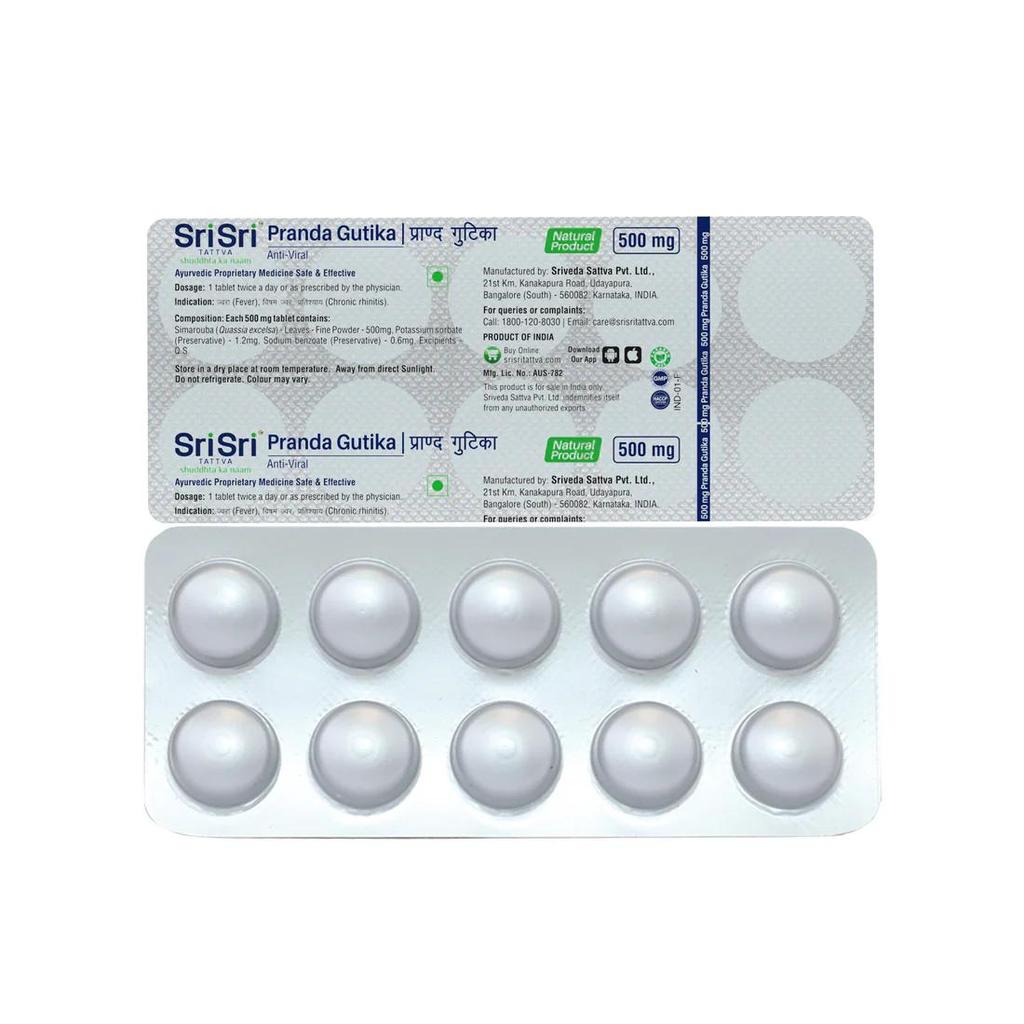 Pranda Gutika 500 mg | Classical Ayurvedic Herbal Tablets | Sri Sri Tattva