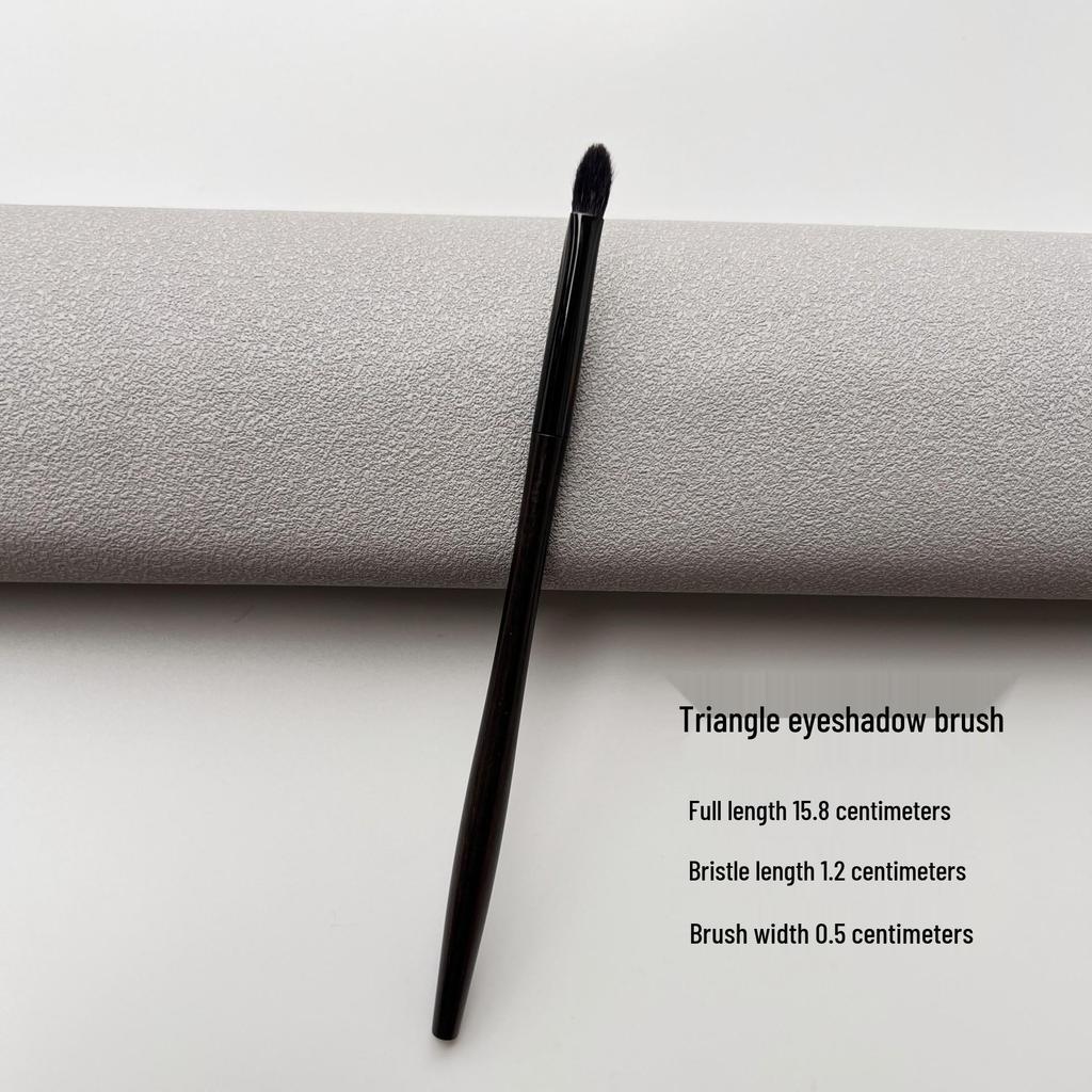 Ebony Handmade Eye Makeup Brush Set: Eyeshadow, Blending, Laydown & Detail Brushes