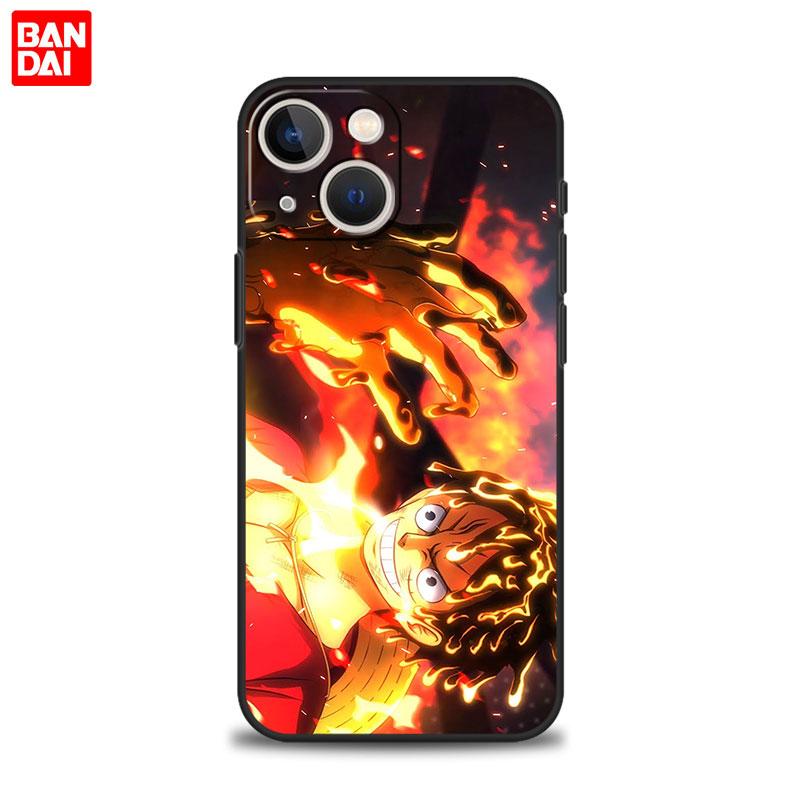 Чехол Capinha для iPhone 13 11 12 14 Pro Max 8 7 Plus XR X XS 6 6S SE3, чехол для телефона Funda Etui, цельный чехол Sun God Luffy Gear 5