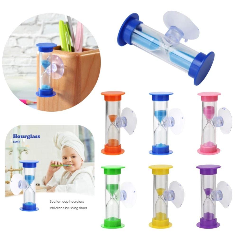Rotatable Shower Timer With Suction Cup For Kids Time Funnel Sand Clock Hourglass Desktop Ornament