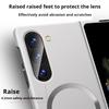 Для Magsafe Металлизированный Матовый Чехол с Магнитным Покрытием для Samsung Z Fold 7 6 5 4 3 ZFlip 7 6 5 4 3 Беспроводная Зарядка Тонкий ПК Чехол