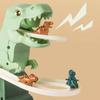 Малыш Динозавр Слайд Лестница Игрушка Гоночная трасса Игровой набор Электрический Приключенческий Слайд Американские Горки Со Световой Музыкой Подарок Ребенку