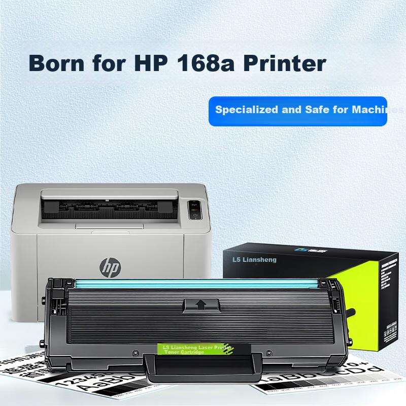 Liansheng Compatible with HP 168a Toner Cartridge for HP Laser MFP 168a Printer, Toner Cartridge, 115w Ink Cartridge, High-Capacity Toner Cartridge