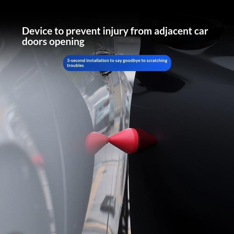 2/4/8Pcs Universal Car Anti-Collision Stickers, Three-Dimensional Anti-Tailgating, Door, Front And Rear Anti-Scratch Film