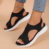 Large Size Sandals Women's Summer New Mesh Thick-soled Foot Cover Fish Mouth Fly-woven Sports and Leisure Women's Sandals