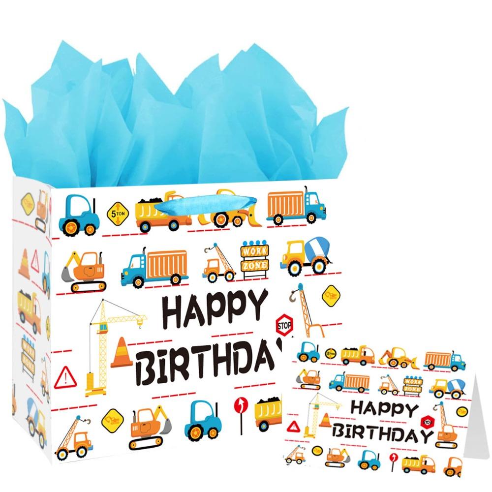 Reusable Party Decoration Boxes Colorful Gift Boxes Birthday Gift Bag for Birthday, Baby Shower