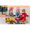 Toys Truck, Baby Toys Car Set with Play Mat/Storage Bag, 7 In 1 Construction Big Carrier Vehicle for Age 1-2 Boys Birthday Gifts for Kids Age 2-4
