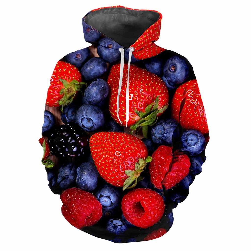 Autumn Fruit Vegetable 3D Print Hoodies Men Women Fashion Casual Sweatshirts Oversized Hoodie Pullovers Tracksuit Clothing