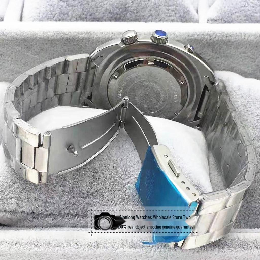 Водонепроницаемые светящиеся автоматические часы Sea Overlord с большим циферблатом и двойным календарем