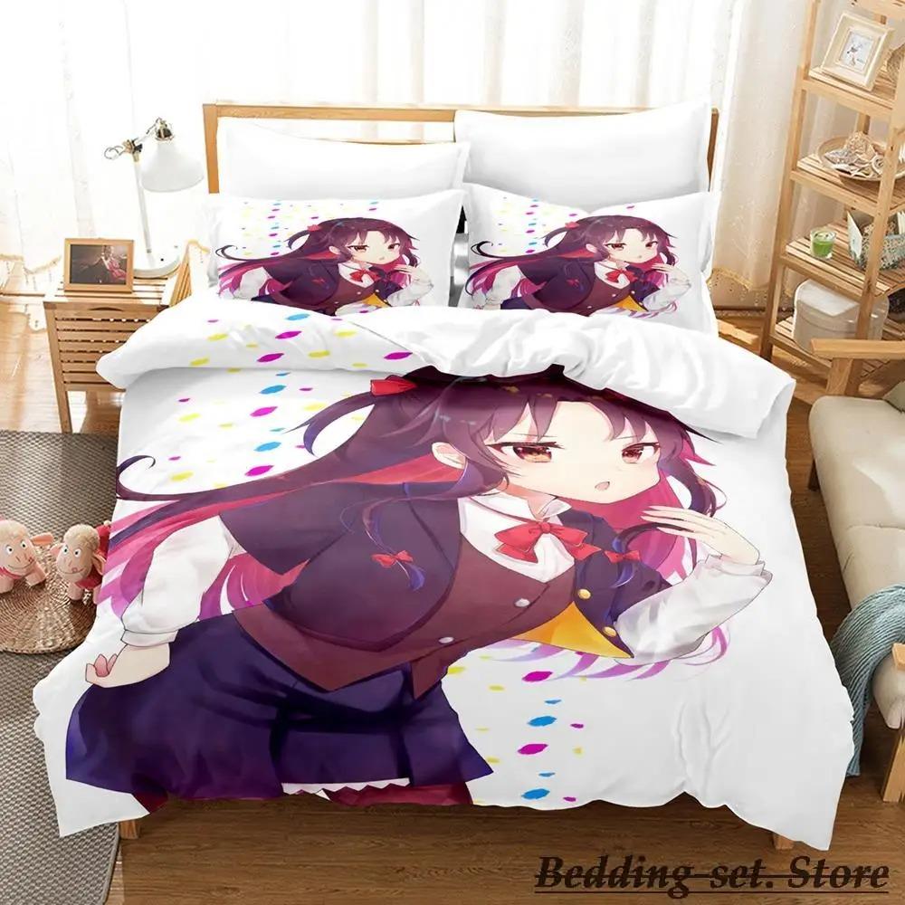 The Ryuo's Work Is Never Done! Bedding Set Single Twin Full Queen King Size Bed Set Adult Kid Bedroom Duvetcover Sets Anime