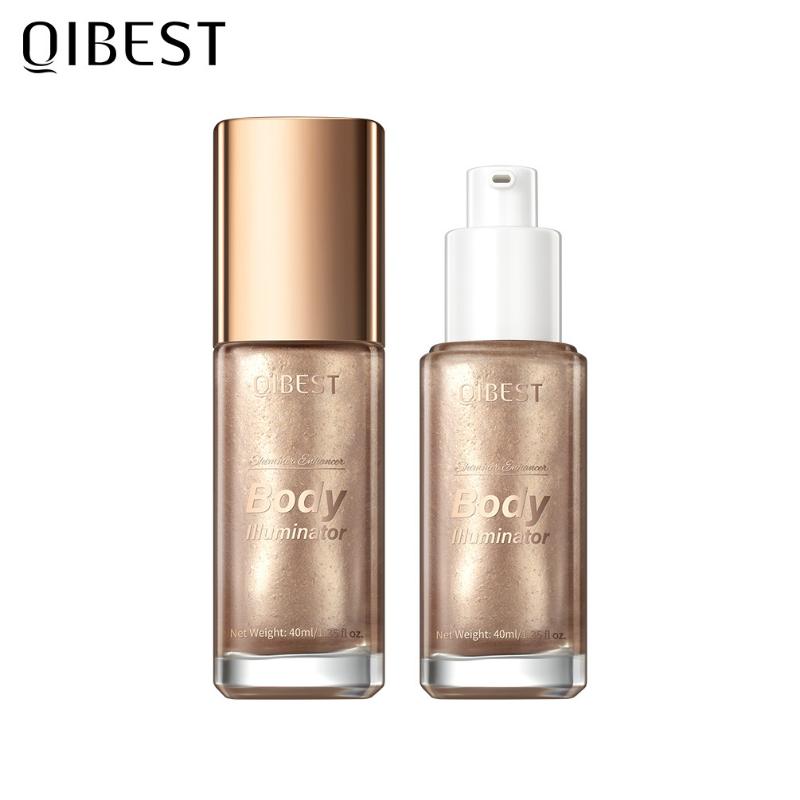 QiBest Хайлайтер для лица, осветитель для всего тела, хайлайтер для тела, пляжный сексуальный хайлайтер, масляный триммер, тональный крем