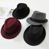 Top Hat Ji Yinglun Men'S Top Hat Felt Hat Middle-Aged And Elderly Men'S Jazz Hat Casual Hat