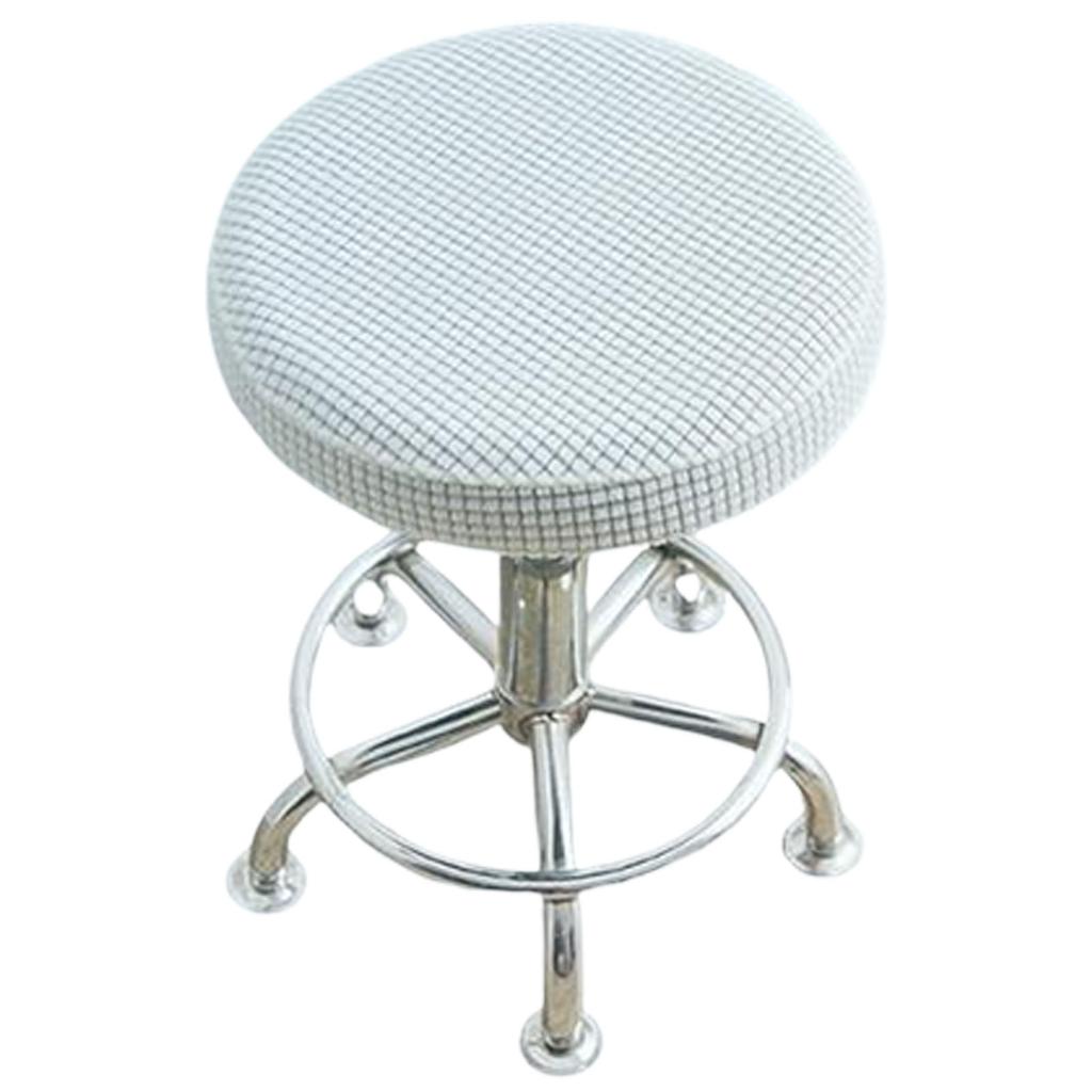 Круглый чехол для табурета, обеспечивающий долговечность и яркие цвета, наволочка для подушки, моющиеся чехлы для барных стульев