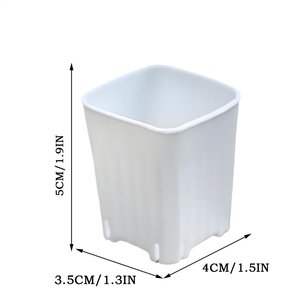 Горшки для рассады Дышащий горшок для бонсай 10X Маленькая подставка для рассады с дренажными отверстиями для цветов Суккуленты Черенки Сад