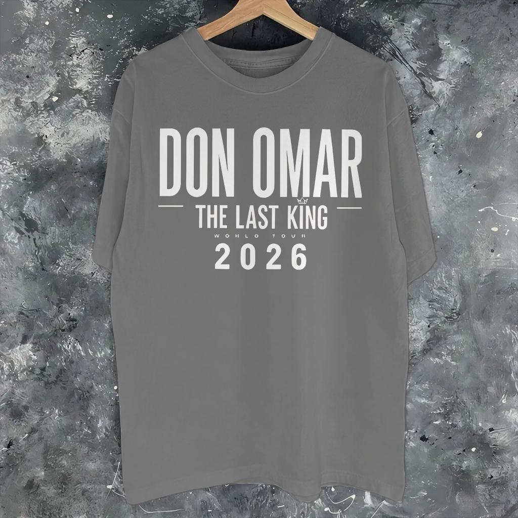 Unisex Unisex New Arrival Don Omar The Last King Tour 2026 Tee T Shirt 100 Cotton Tshirts Clothing