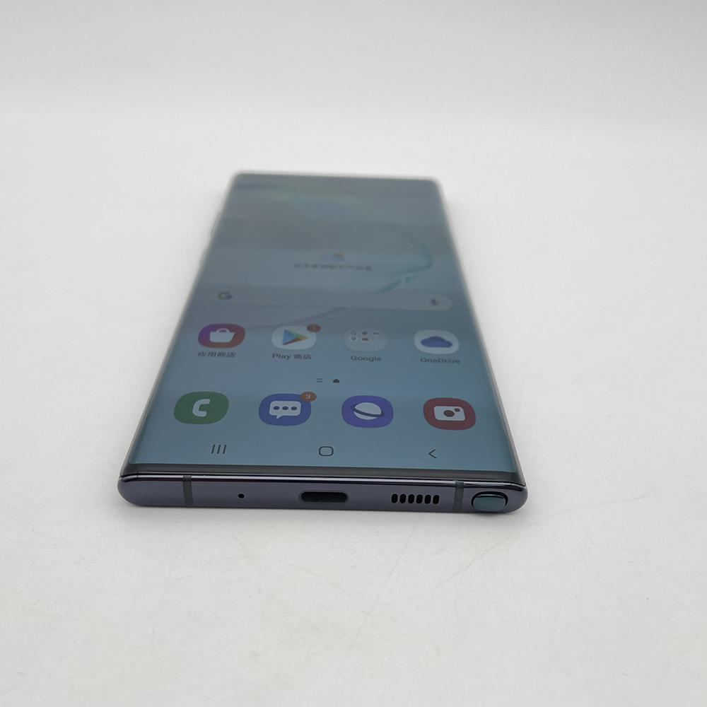 Восстановленный Samsung Galaxy Note10+ 5G N976F 4G N975F N975U Оригинальный Разблокированный 6.8" 12GB+256GB Камера 12МП NFC Отпечаток пальца Смартфон с 1 SIM