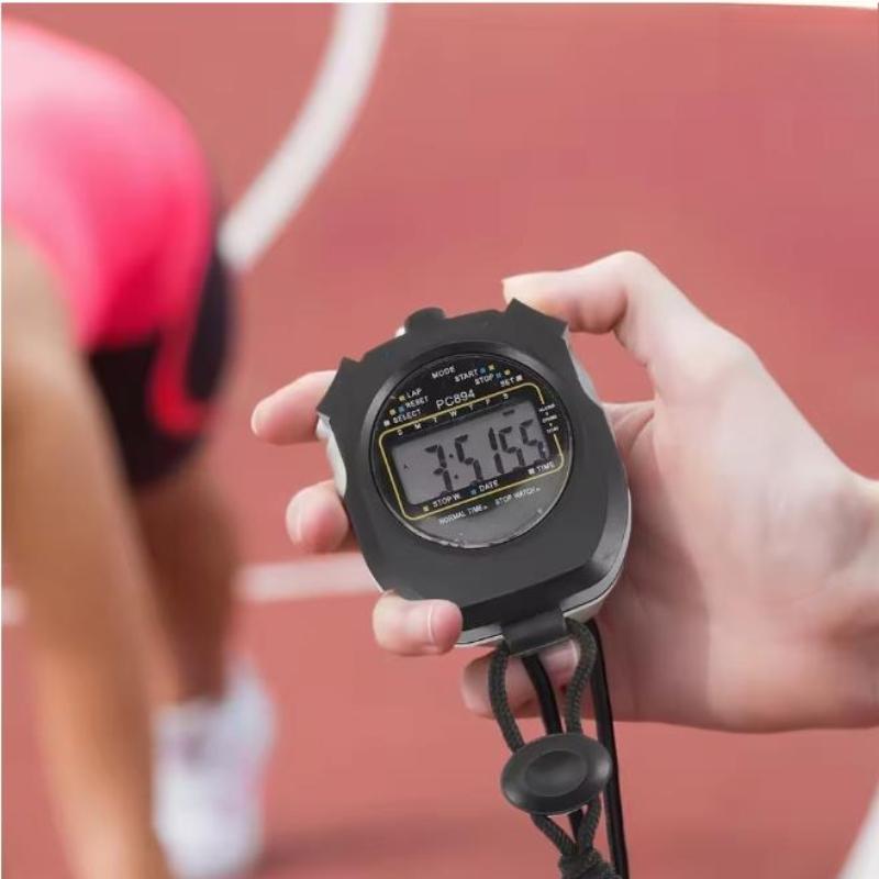 Водонепроницаемый секундомер Легкий Прочный Многофункциональный Таймер для Спорта Бега На открытом воздухе Электронное Измерение Времени