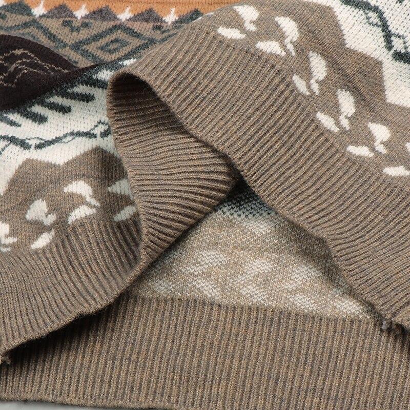 Новый зимний винтажный свитер, женские полосатые джемперы, верхняя одежда в корейском женском стиле, свободный пуловер с длинными рукавами, трикотаж, повседневные топы