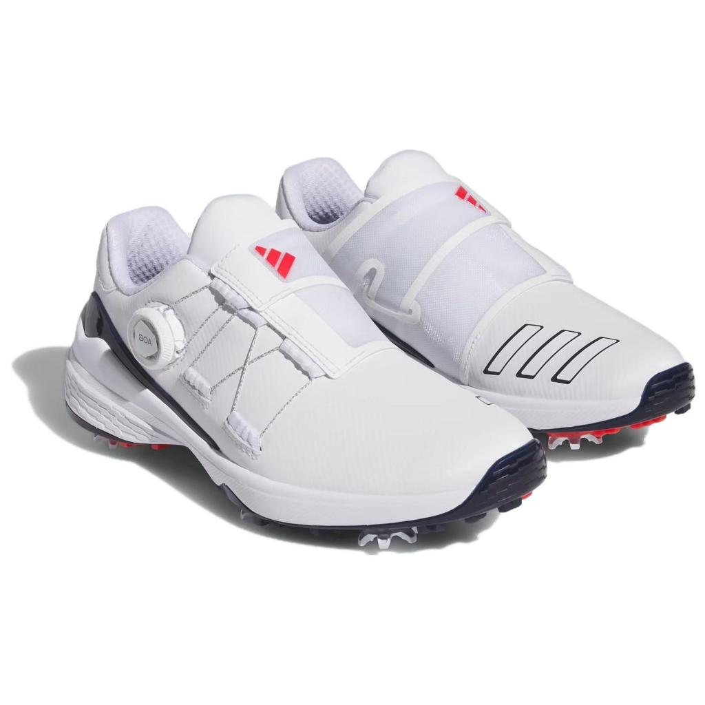 Adidas Zg23 Амортизирующие Низкие Гольф Кроссовки Женские Белые Синие Красные IE2135