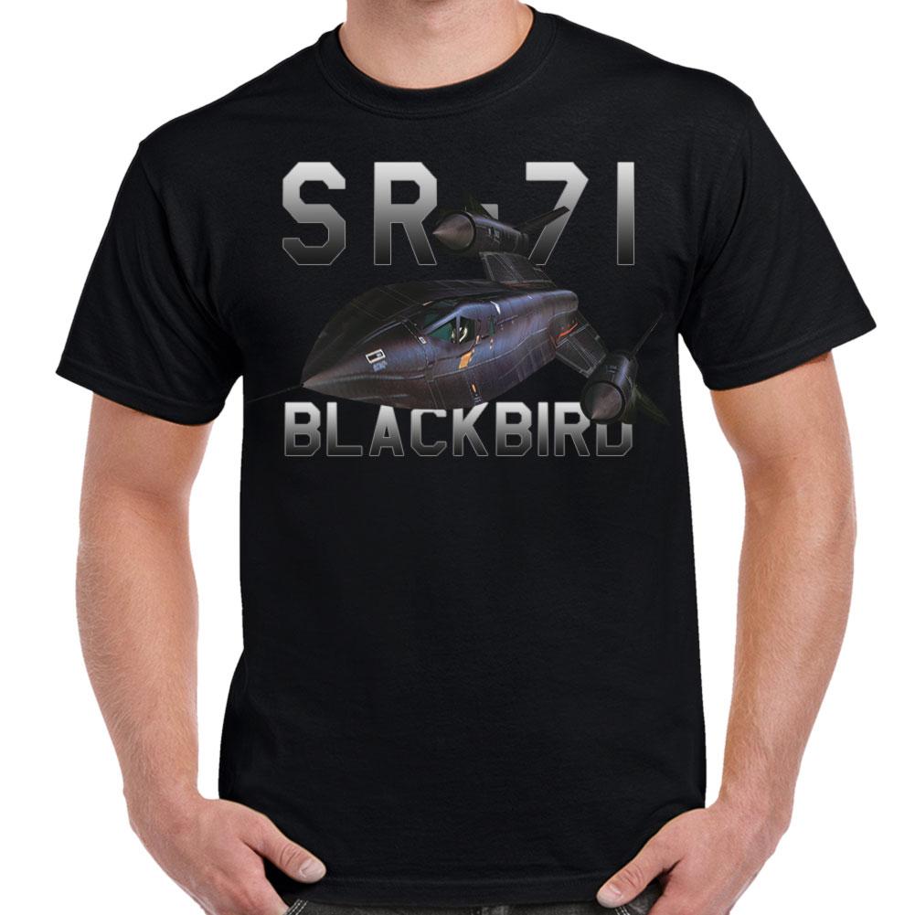 USAF SR71 Blackbird Reconnaissance Aircraft TShirt 100 Cotton ONeck Short Sleeve Summer Casual Mens Tshirt Size S3XL