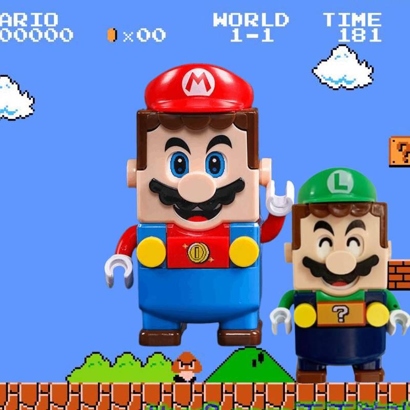 Марио Детский Набор Игрушечных Строительных Блоков с 64 Сюрприз-Боксами Оптом