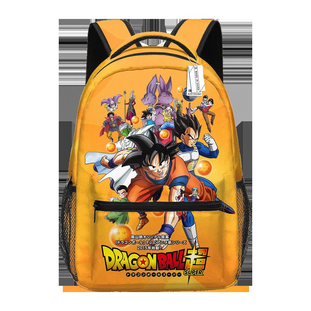 Dragon Ball Dragon Ball Школьный рюкзак для учеников Начальной и средней школы Школьная сумка Детский рюкзак Мультяшный анимационный рюкзак