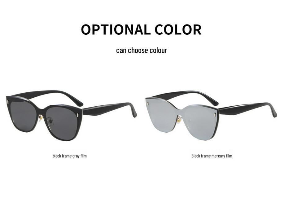 2026 Unisex Cat-Eye Face-Slimming UV400 Sunglasses