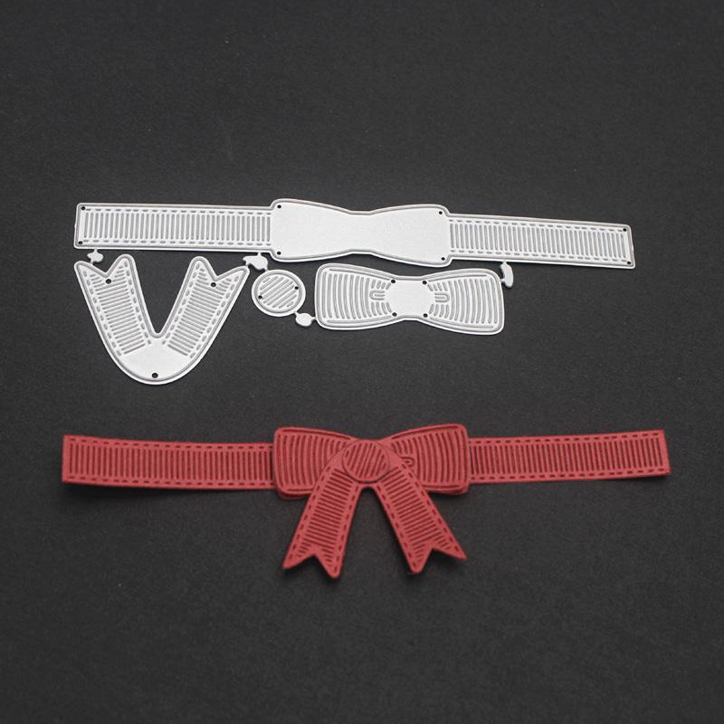 Лук художественный узор, металлические стальные трафареты, трафареты для скрапбукинга, ремесленные штампы, 3D DIY, изготовление фестивальных карт