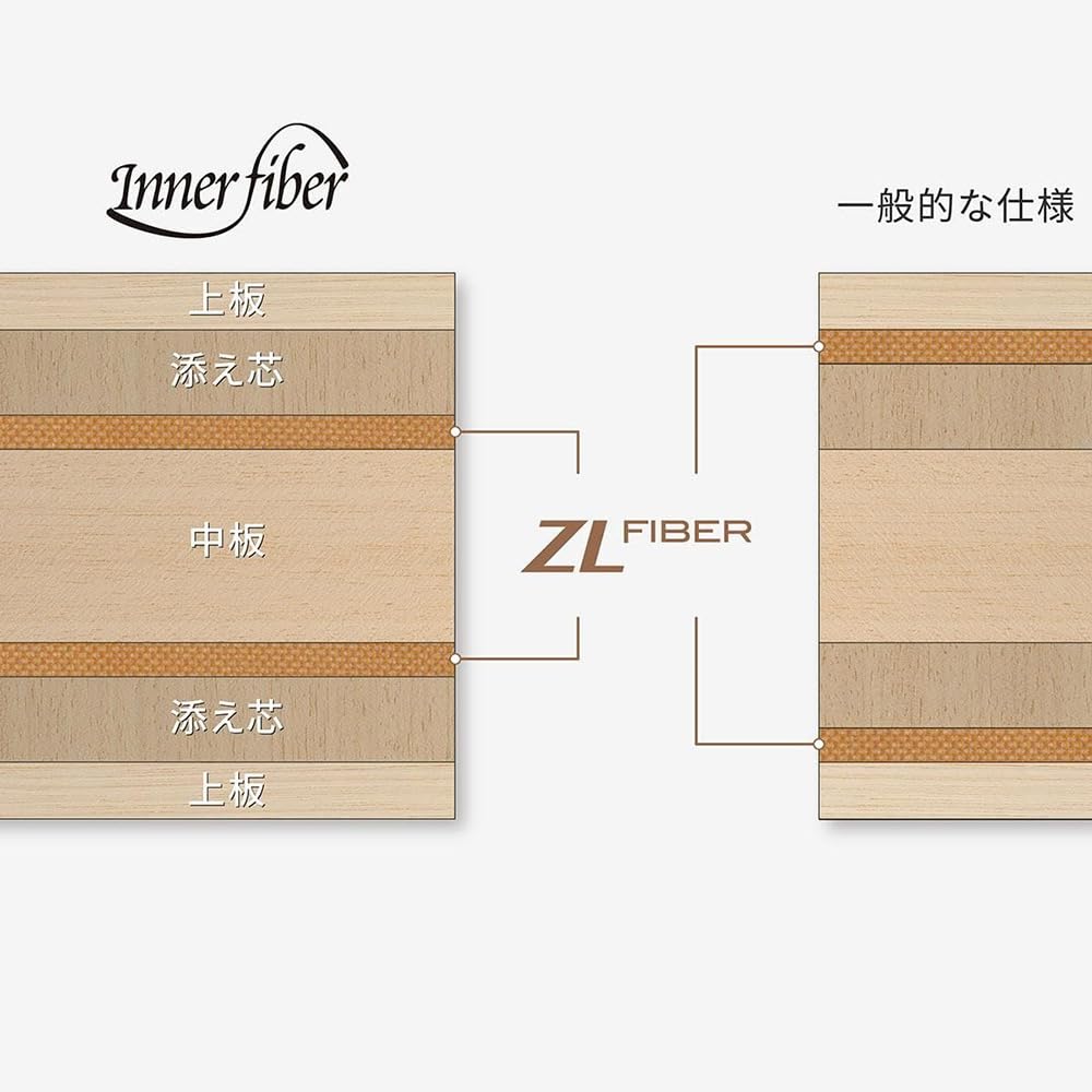 Butterfly Ракетка для настольного тенниса Innerforce Layer ZLF FL Хватка Шейкхенд (европейская) Тип: Защитный 36691