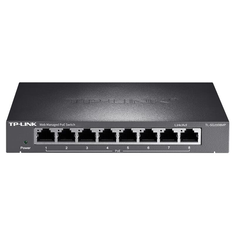 TP-Link TL-SG2008MP 8-Port Gigabit Cloud Managed PoE+ Switch