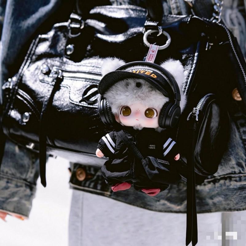 Dimoo Secret Theater Club 15cm Plush Doll Outfit Set Lion Penguin Sport Costume Black Pink