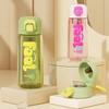 Trendy Outdoor Sports Water Cups Female Portable Plastic Cups Students Creative Personality Water Cup