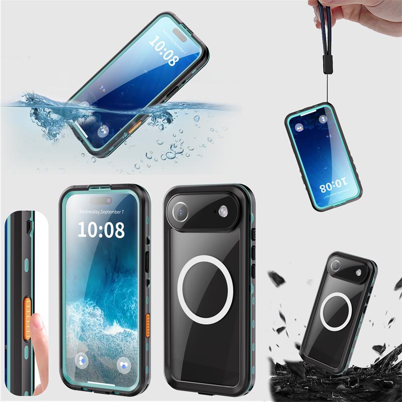 Online Dropshipping Waterproof Phone Cases for iPhone 17 Air 360 Full Protective Outdoor IP68 Dustproof Shockproof Cases