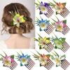 Temperament Plumeria Hair Comb Elegant Bohemian Style Hair Clip Fashion Side Clip Hair Clip  Beach