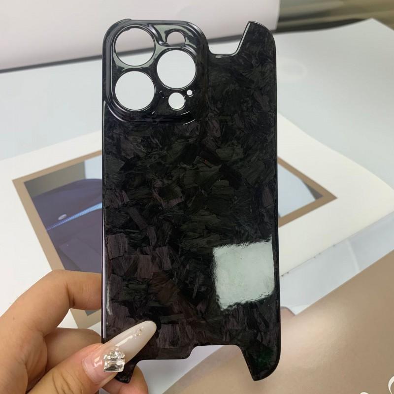 Carbon Fiber Phone Case IPhone 15 Pro Max Shockproof Heat Dissipation Protective Cover