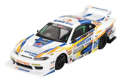MINI GT 164 Nissan Silvia (С15) LB-Super Silhouette #555 2023 Formula Drift Japan (Правый руль) Готовое изделие MGT00895-R
