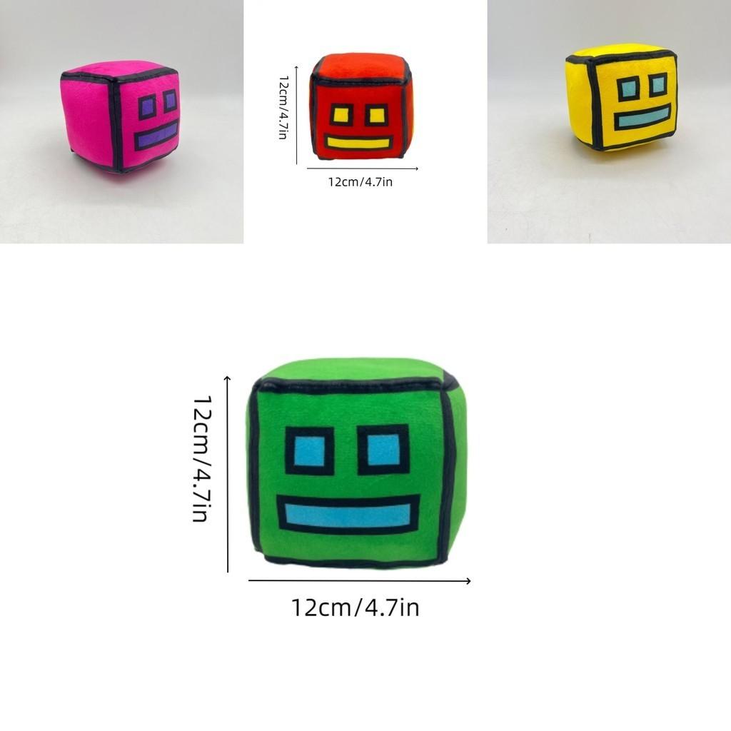 Soft And Fluffy Geometry Dash Plush Toy Perfect For Your Collection