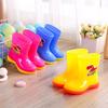 Waterproof Cartoon Rain Boots for Boys Girls Aged 8 To 11 Non-Slip Warm Rubber Shoes for Kids Comfortable Rain Footwear