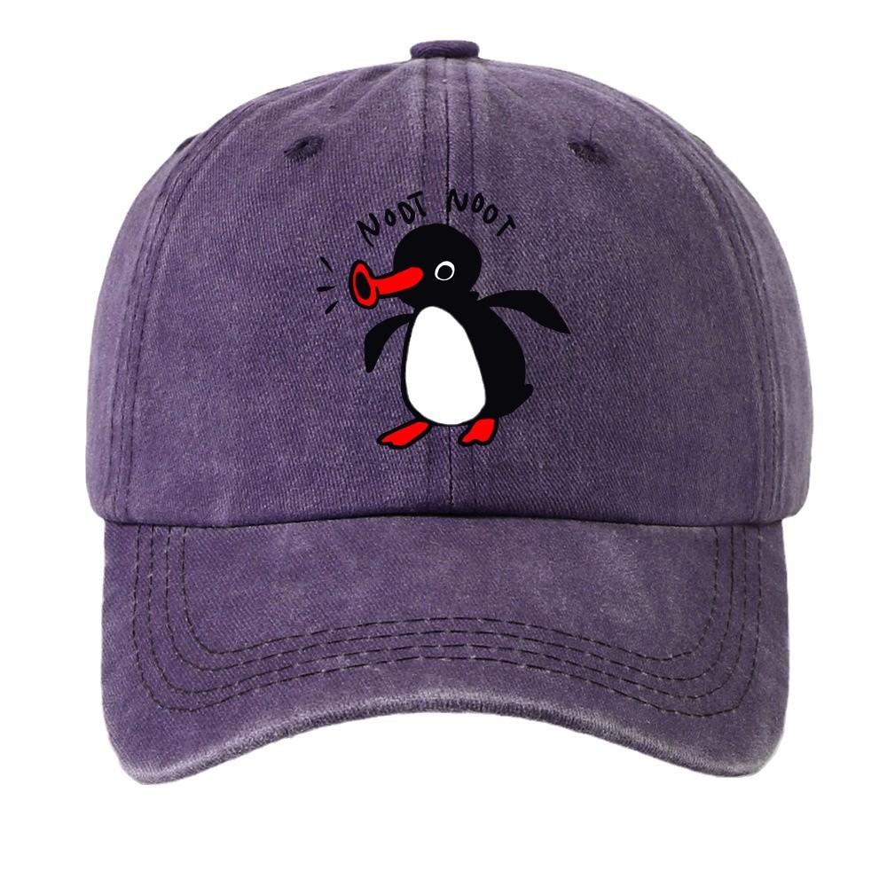 Мужские Женские Кепки Козырек Защита Snapback Пингвин Пинга Пингвин ТВ Кепки Noot Бейсболка Универсальная Модная Для Повседневной Носки