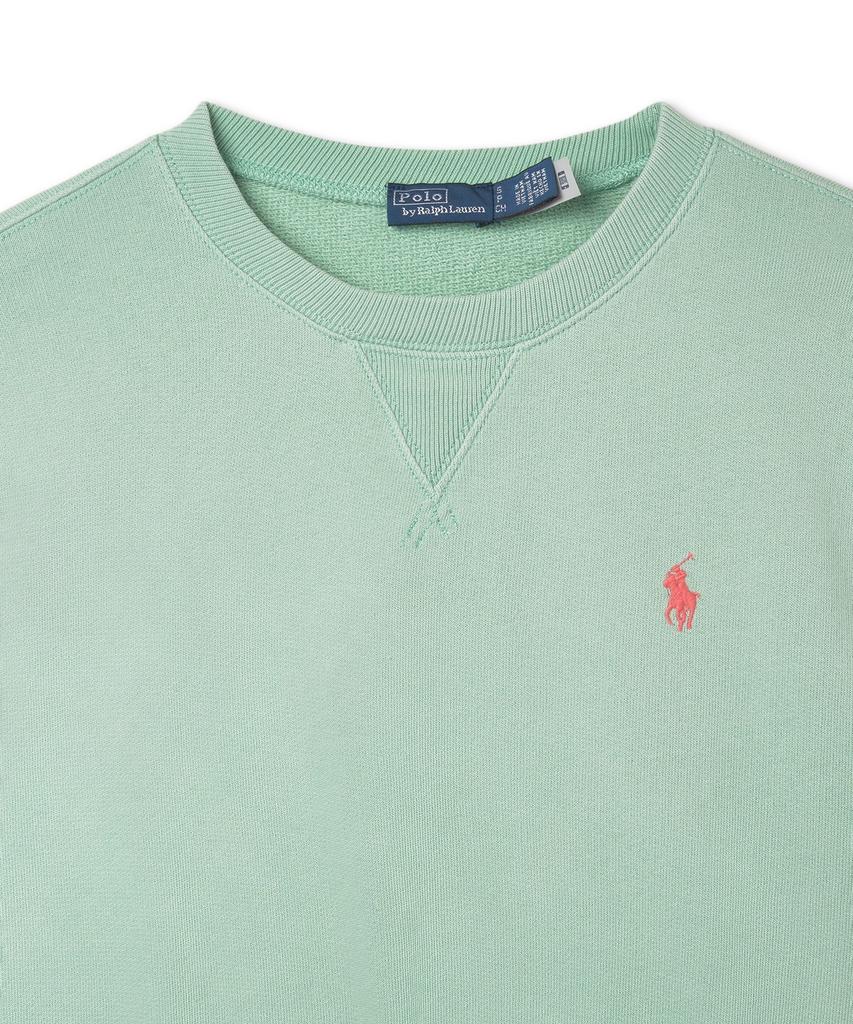 POLO RALPH LAUREN W Fleece Crewneck Pullover - Green