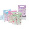 StoBag Floral Print Ribbon Gift Wrapping Bags Paper Candy Bags with Handles Birthday Wedding Favors Packaging Bags for Sweets