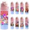 750Ml Water Bottle Christmas K-Pop Demon Hunters Printed Large Capacity Drinking Cup Portable Outdoor Sports Water Cup Children Kid Gift